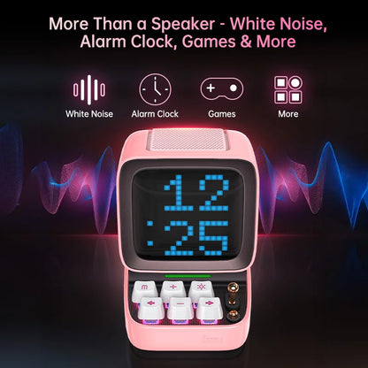 Altavoz Bluetooth retro Divoom Ditoo Pro con pantalla pixel art