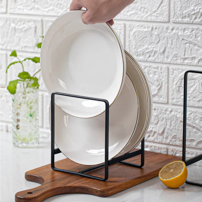 Cocina estante estante para platos Cabinet plato estante Dinner placa Drain estante Countertop