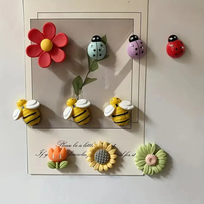 Imanes decorativos resistentes para nevera, oficina y cocina