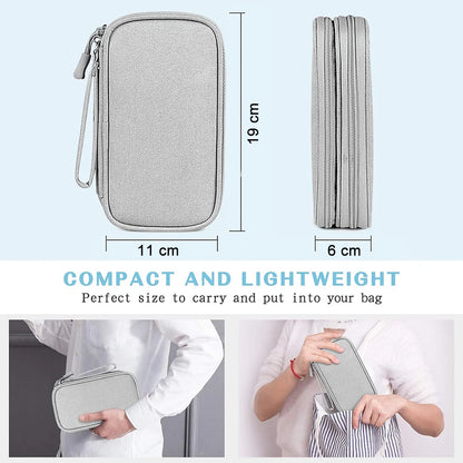 Bolsa impermeable organizadora para cables y accesorios