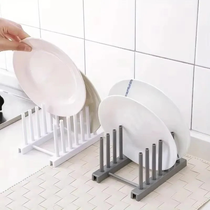 Escurridor y organizador de cocina para platos, tapas y cuencos