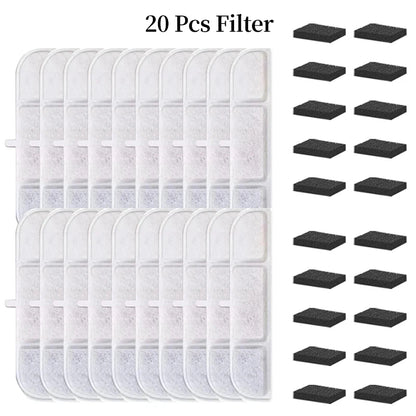 Filtros para fuente de agua de mascotas – Pack de 6/12/16/20/24 unidades