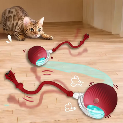 Pelota interactiva inteligente para gatos y perros