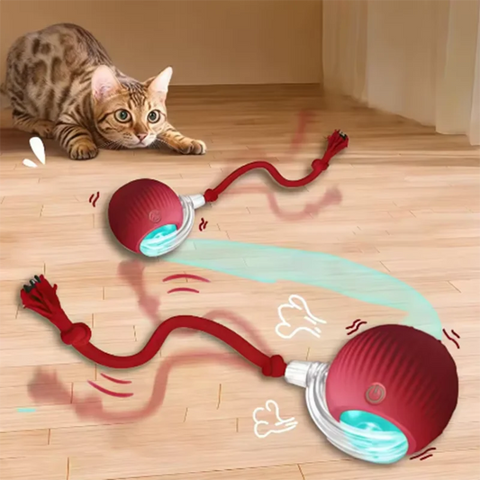 Pelota interactiva inteligente para gatos y perros