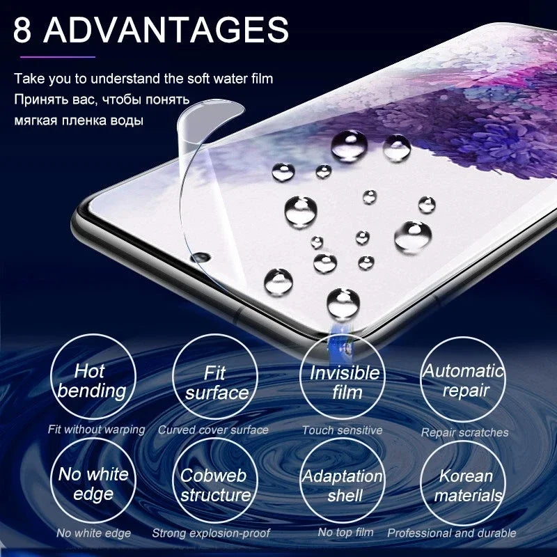 Pack de láminas de hidrogel para Samsung Galaxy