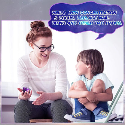 Cubo infinito antiestrés tipo fidget para manos inquietas