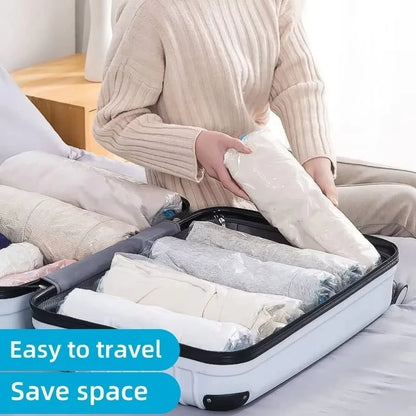 Bolsas de compresión al vacío para viaje y organización de ropa
