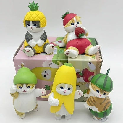 Caja sorpresa de gatitos kawaii – figuras decorativas coleccionables