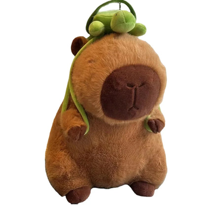 Peluche de capibara con mochila para sofá o regalo