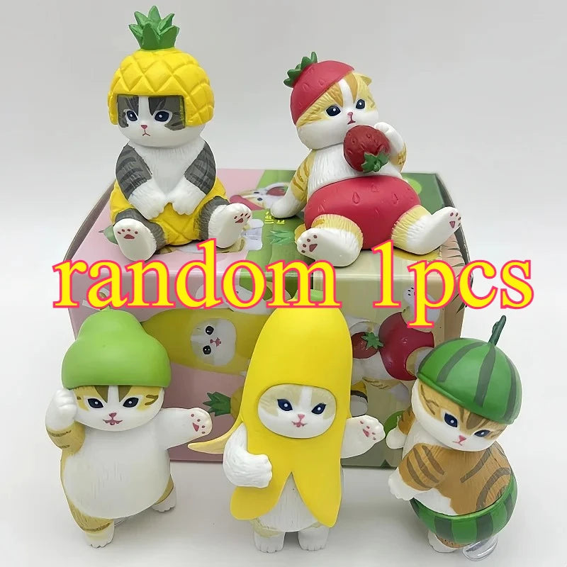 Caja sorpresa de gatitos kawaii – figuras decorativas coleccionables