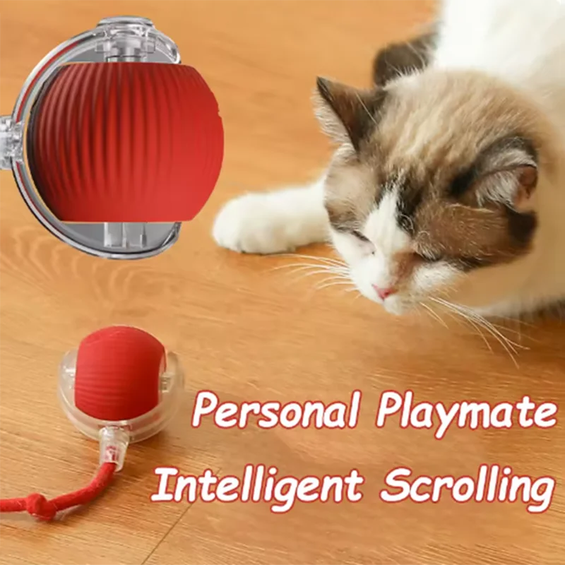 Pelota interactiva inteligente para gatos y perros