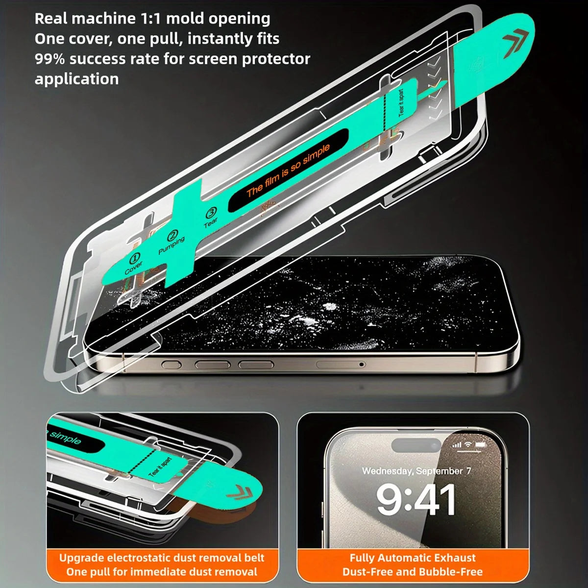 Protector de pantalla mate de privacidad para iPhone