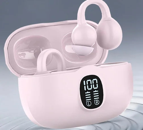 Auriculares inalámbricos K80 OWS con micrófono, graves y pantalla digital