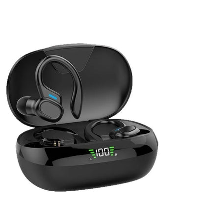 Auriculares inalámbricos K80 OWS con micrófono, graves y pantalla digital