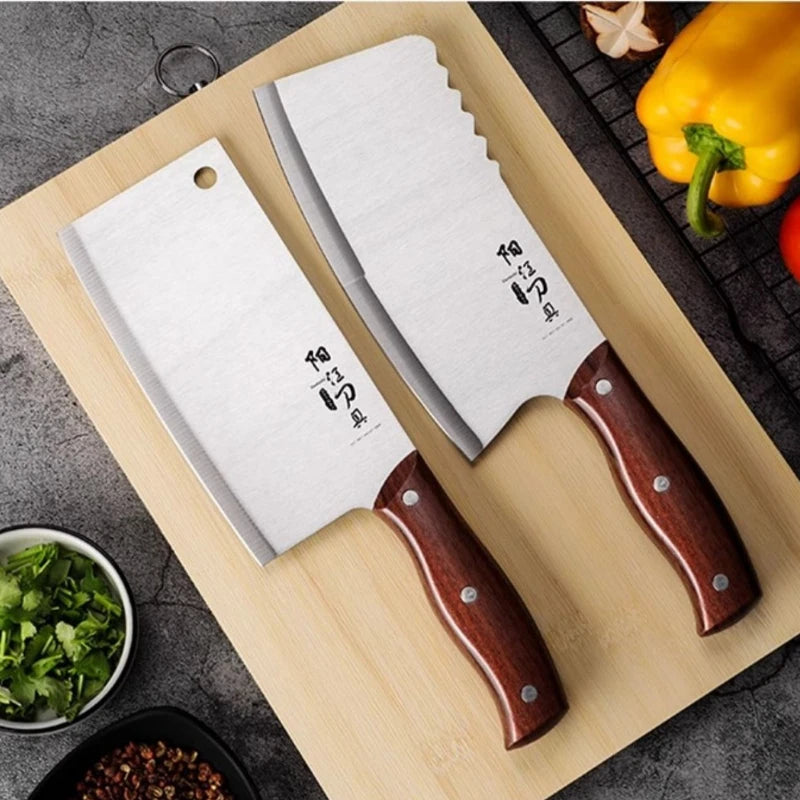 Cuchillo de cocina ultra afilado de acero inoxidable