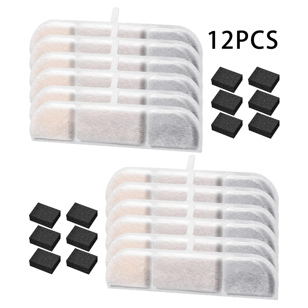 Filtros para fuente de agua de mascotas – Pack de 6/12/16/20/24 unidades