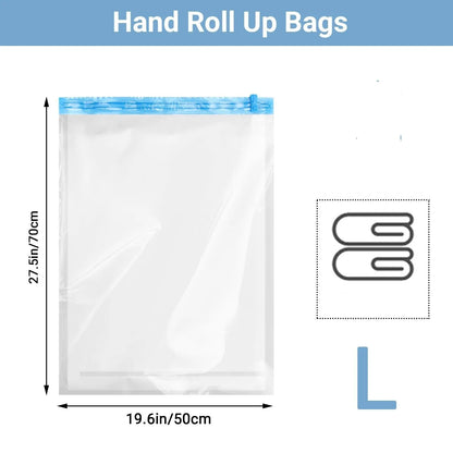 Bolsas de compresión al vacío para viaje y organización de ropa